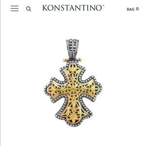Konstantino Cross Pendant and chain